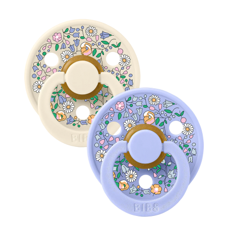 Set de 2 Tétines Bibs x Liberty | Mauve-Ivoire - Bibs