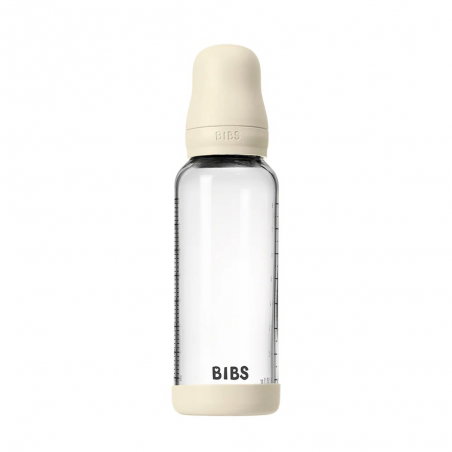 Biberon en verre Bibs 240 ml | Ivoire - Bibs