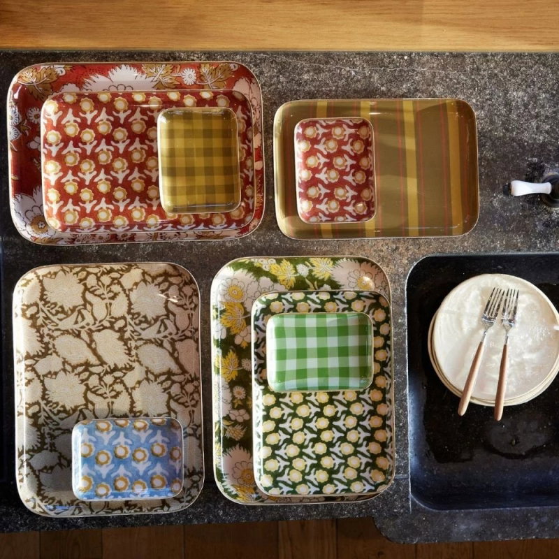 Plateau Aperol | Stripes Bronze