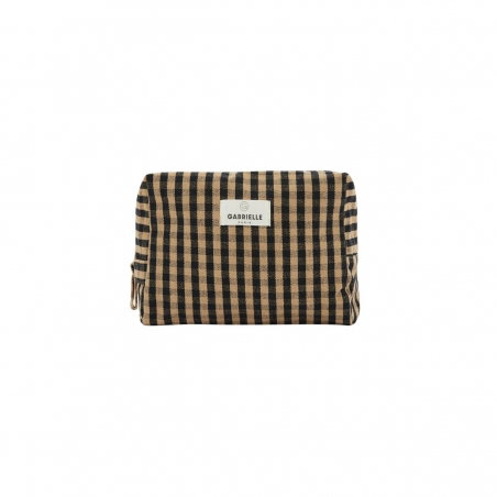 Trousse de toilette | Vichy café - Gabrielle Paris