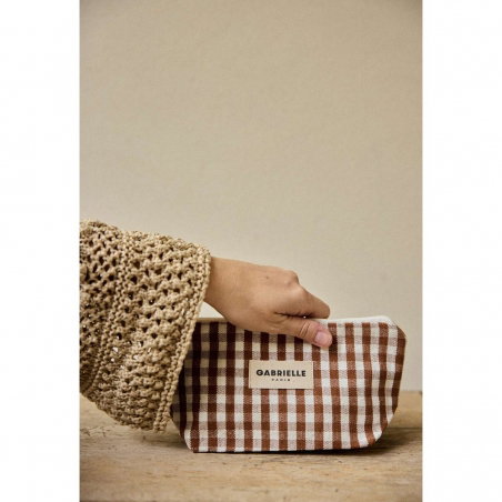 Trousse de beauté | Vichy glaise - Gabrielle Paris