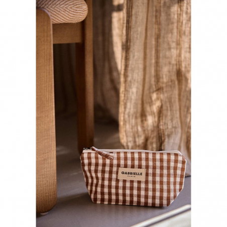 Trousse de beauté | Vichy glaise - Gabrielle Paris