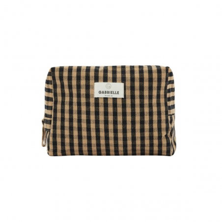 Trousse de toilette | Vichy café - Gabrielle Paris