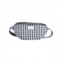 Sac banane en coton | Vichy Noir