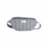 Sac banane en coton | Vichy Noir