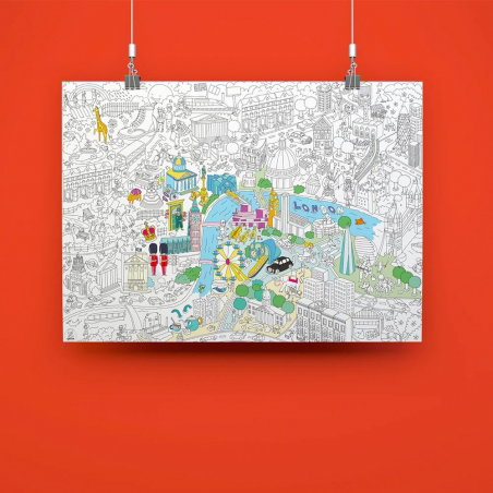 Poster à colorier | Londres - OMY