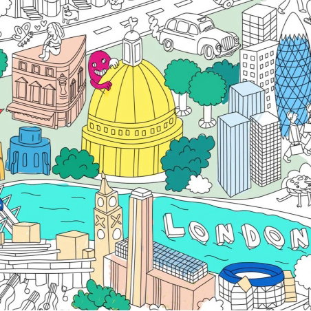 Poster à colorier | Londres - OMY
