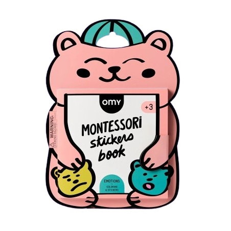 Montessori stickers book | Emotions - OMY