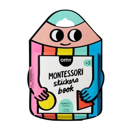 Montessori stickers book | Formes géométriques - OMY