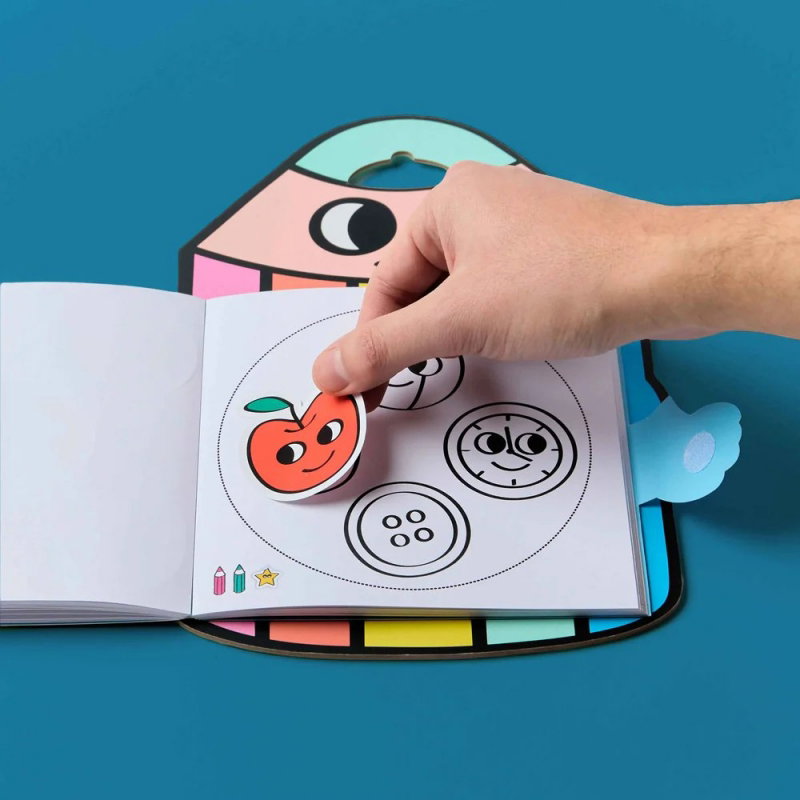Montessori stickers book | Formes géométriques