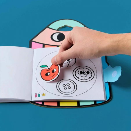 Montessori stickers book | Formes géométriques - OMY
