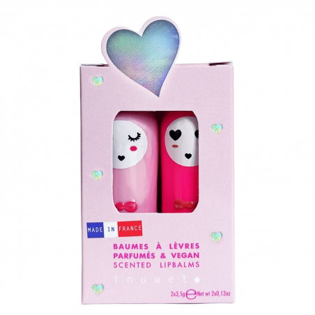 2 Baumes à lèvres | Fraise et cerise - Inuwet
