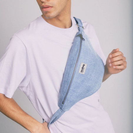 Sac banane Sasha | Denim bleu - Hindbag
