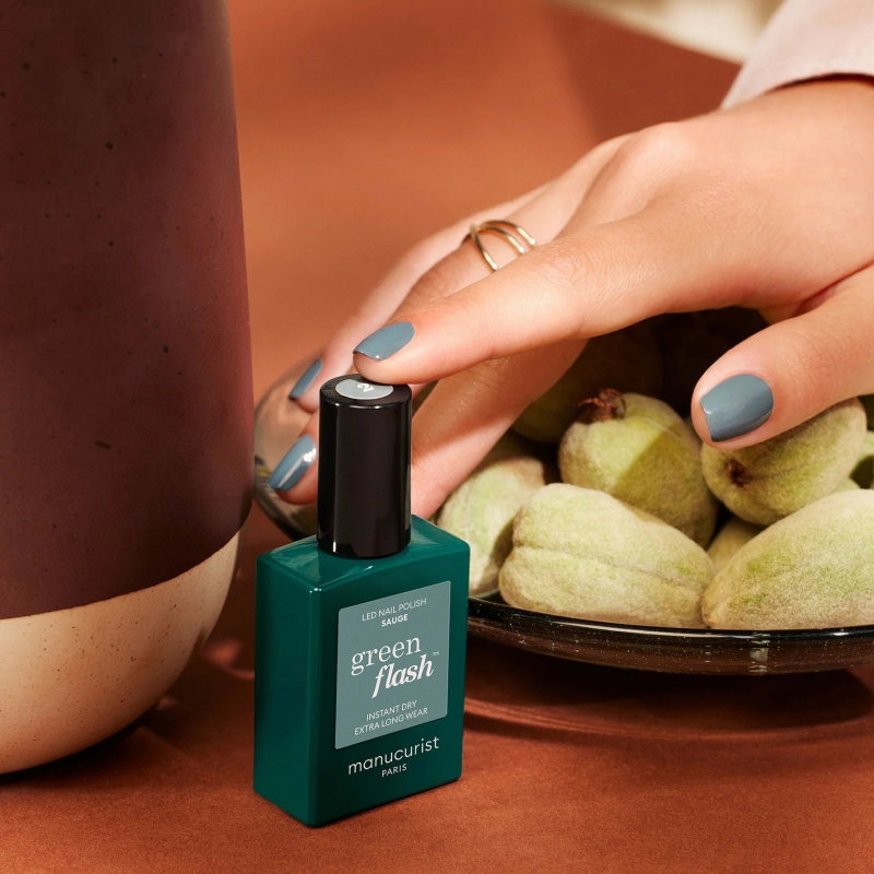 Vernis semi-permanent LED Green Flash | Sauge