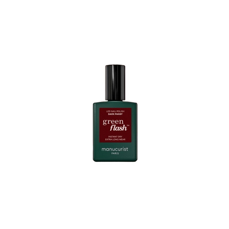 Vernis semi-permanent LED Green Flash | Dark Pansy