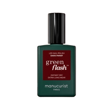 Vernis semi-permanent LED Green Flash | Dark Pansy - Manucurist