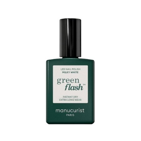 Vernis semi-permanent LED Green Flash | Milky White - Manucurist