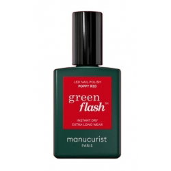 Vernis semi-permanent LED Green Flash | Poppy Red