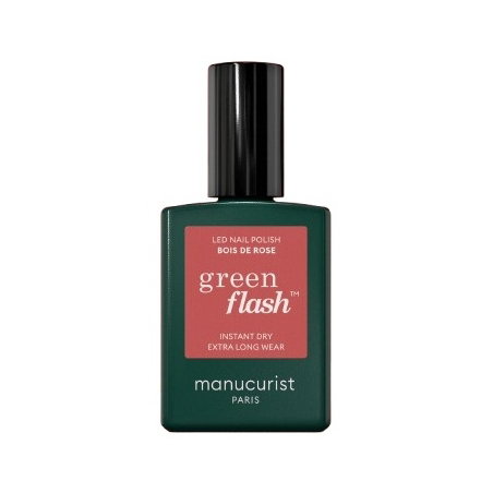 Vernis semi-permanent LED Green Flash | Bois de rose - Manucurist