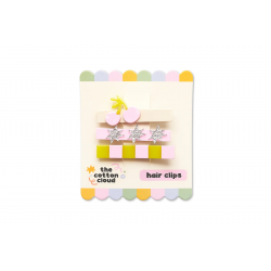 Lot de 3 pinces à cheveux | Cherry pop - The cotton cloud