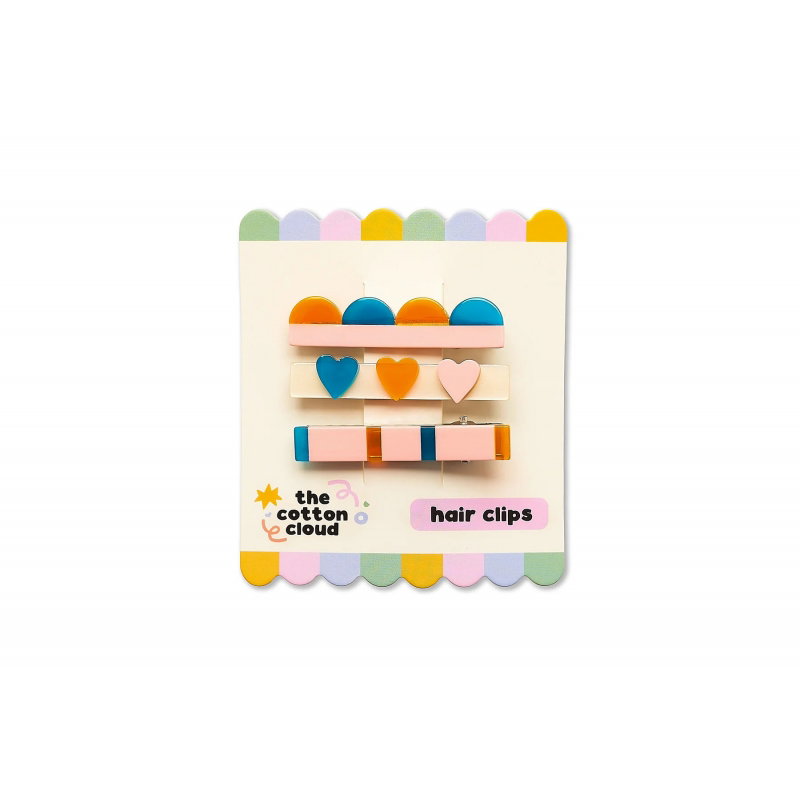 Lot de 3 pinces à cheveux | Retro