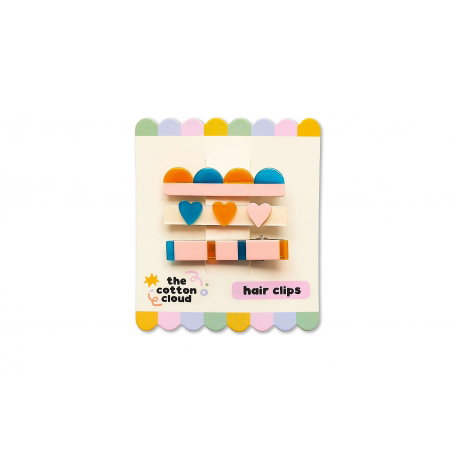 Lot de 3 pinces à cheveux | Retro - The cotton cloud