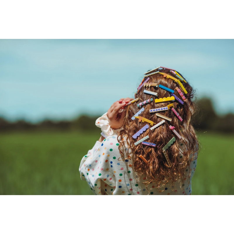 Lot de 3 pinces à cheveux | Retro