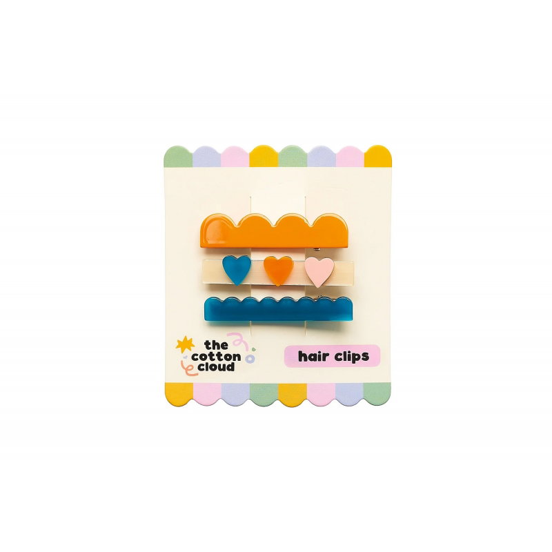 Lot de 3 pinces à cheveux | Waves heart