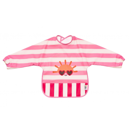 Bavoir manches longues | Cherry pop