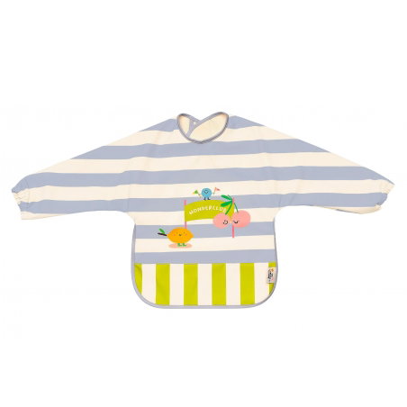 Bavoir manches longues | Cherry pop - The cotton cloud