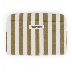 Pochette PC Octave | Olive/Greige - Rose in April