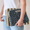 Pochette PC Octave | Olive/Greige