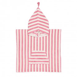 Poncho à rayures 4-6 ans | Strawberry
