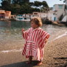 Poncho à rayures 4-6 ans | Strawberry