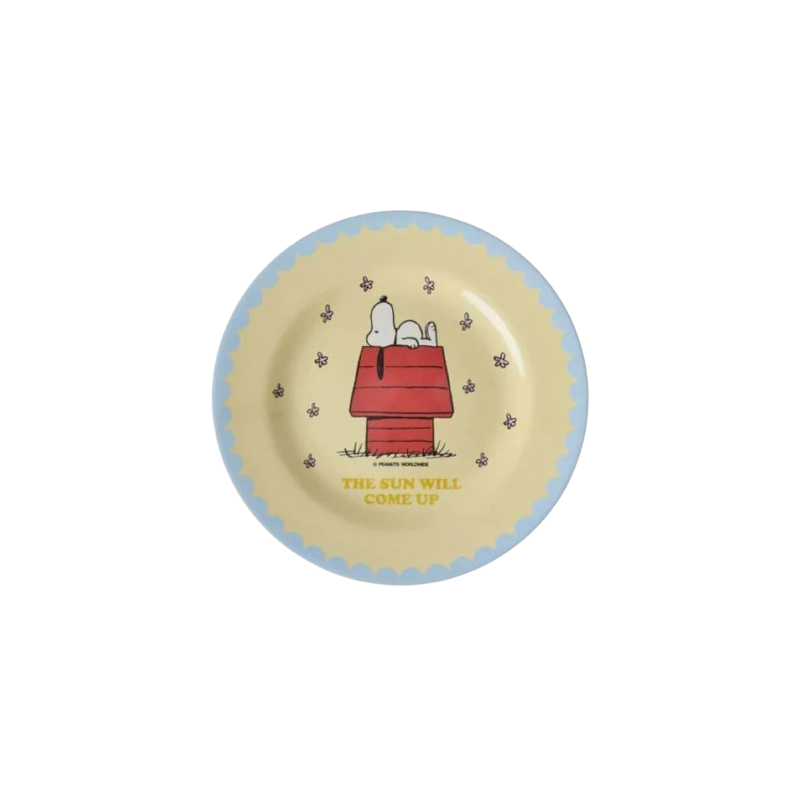 Assiette | Snoopy The sun will come up