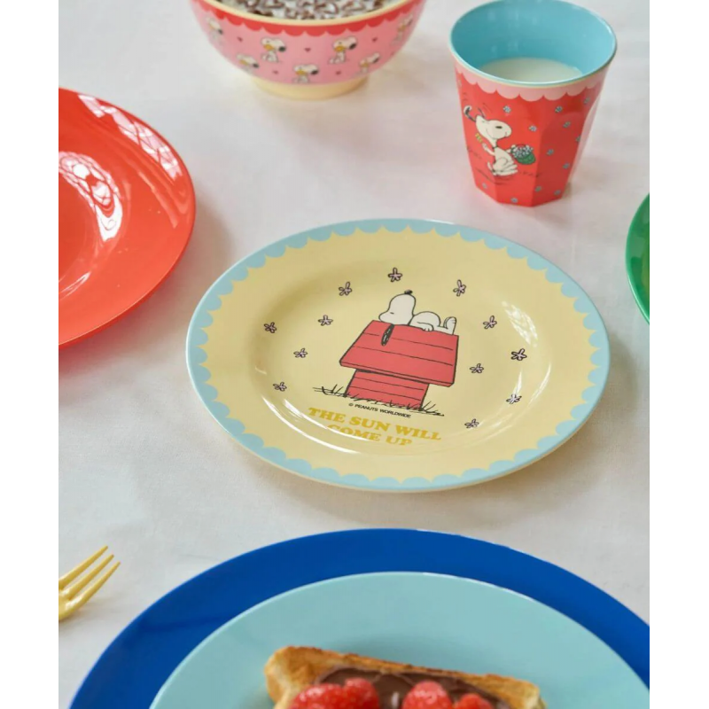 Assiette | Snoopy The sun will come up
