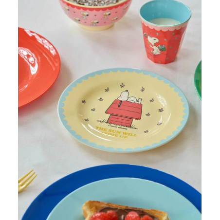 Assiette | Snoopy The sun will come up - Rice