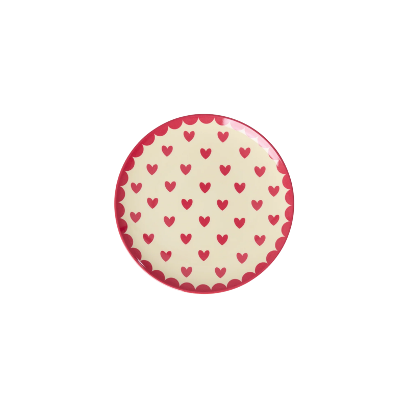 Assiette | Favorite hearts print