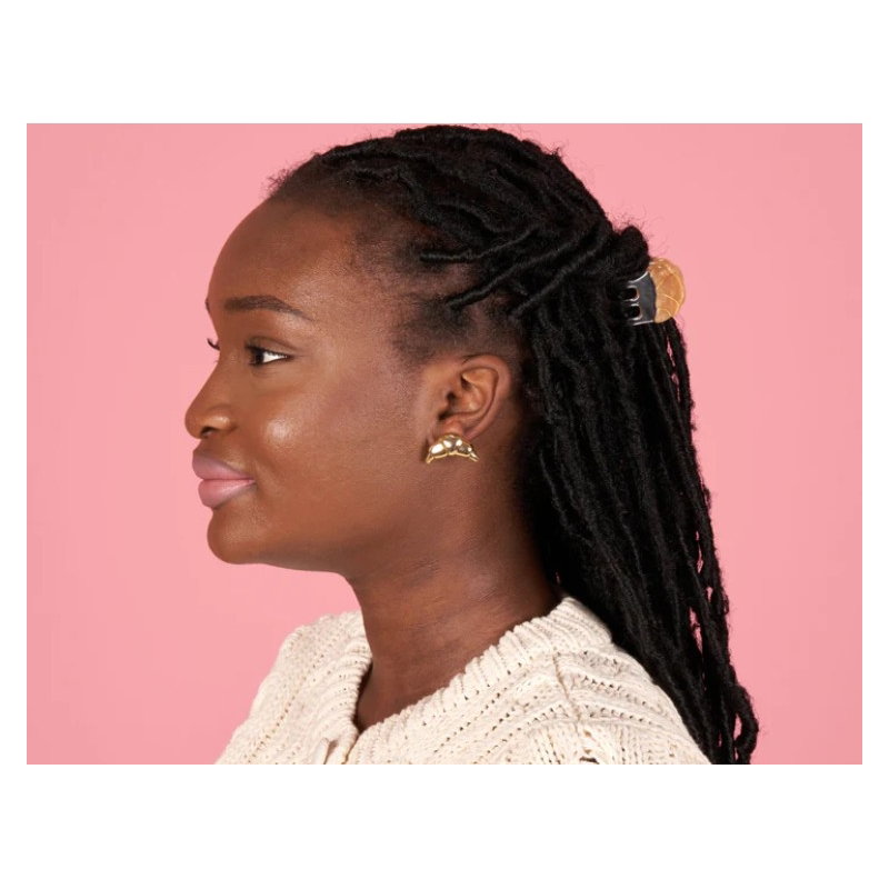 Mini pince à cheveux | Croissant