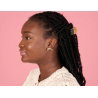 Mini pince à cheveux | Croissant
