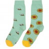 Chaussettes dépareillées abeilles et tournesols