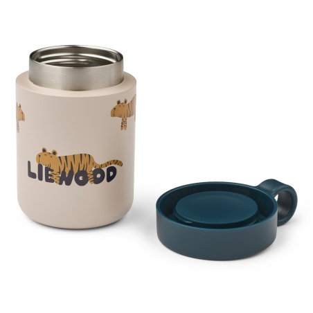 Pot alimentaire isotherme Kian | Tigre navy - Liewood