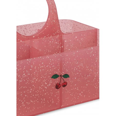 Rangement organisateur Glitter | Rose - Konges Slojd
