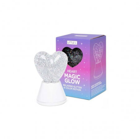 Lampe à paillettes | Coeur magique - Little L