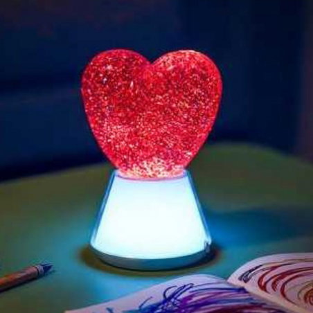Lampe à paillettes | Coeur magique - Little L
