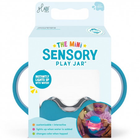 Mini jarre sensorielle | Bleu - Glo Pals