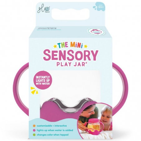 Mini jarre sensorielle | Rose - Glo Pals
