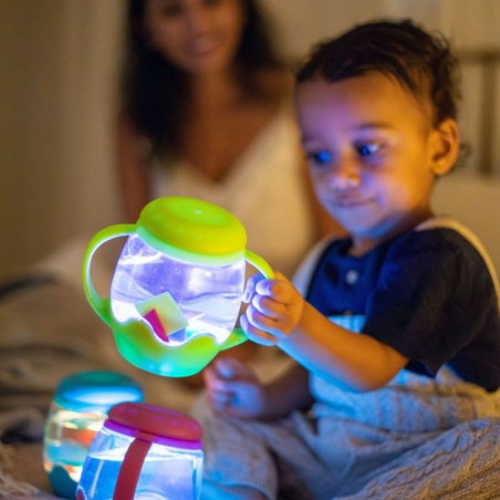 Mini jarre sensorielle | Vert - Glo Pals