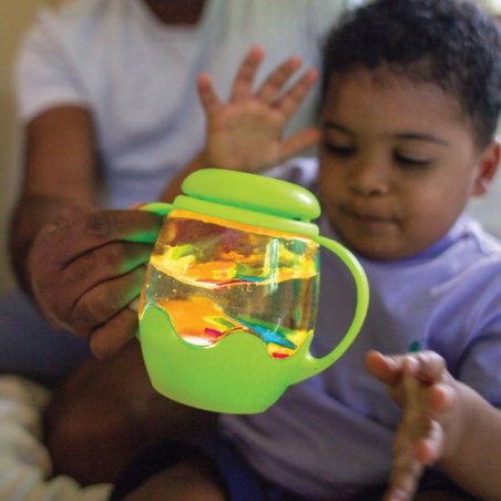 Mini jarre sensorielle | Vert - Glo Pals