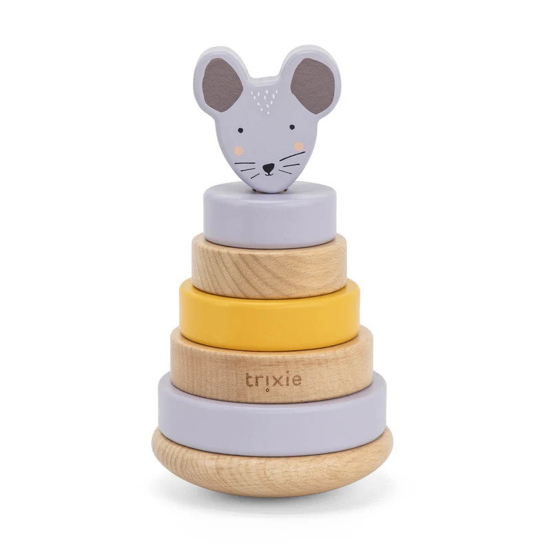 Tour à empiler en bois | Mrs. Mouse